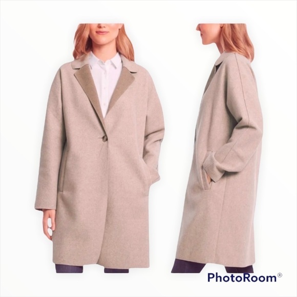 NWT BERNARDO Pink Sweater Coat Pea Coat Size Large - Picture 1 of 8